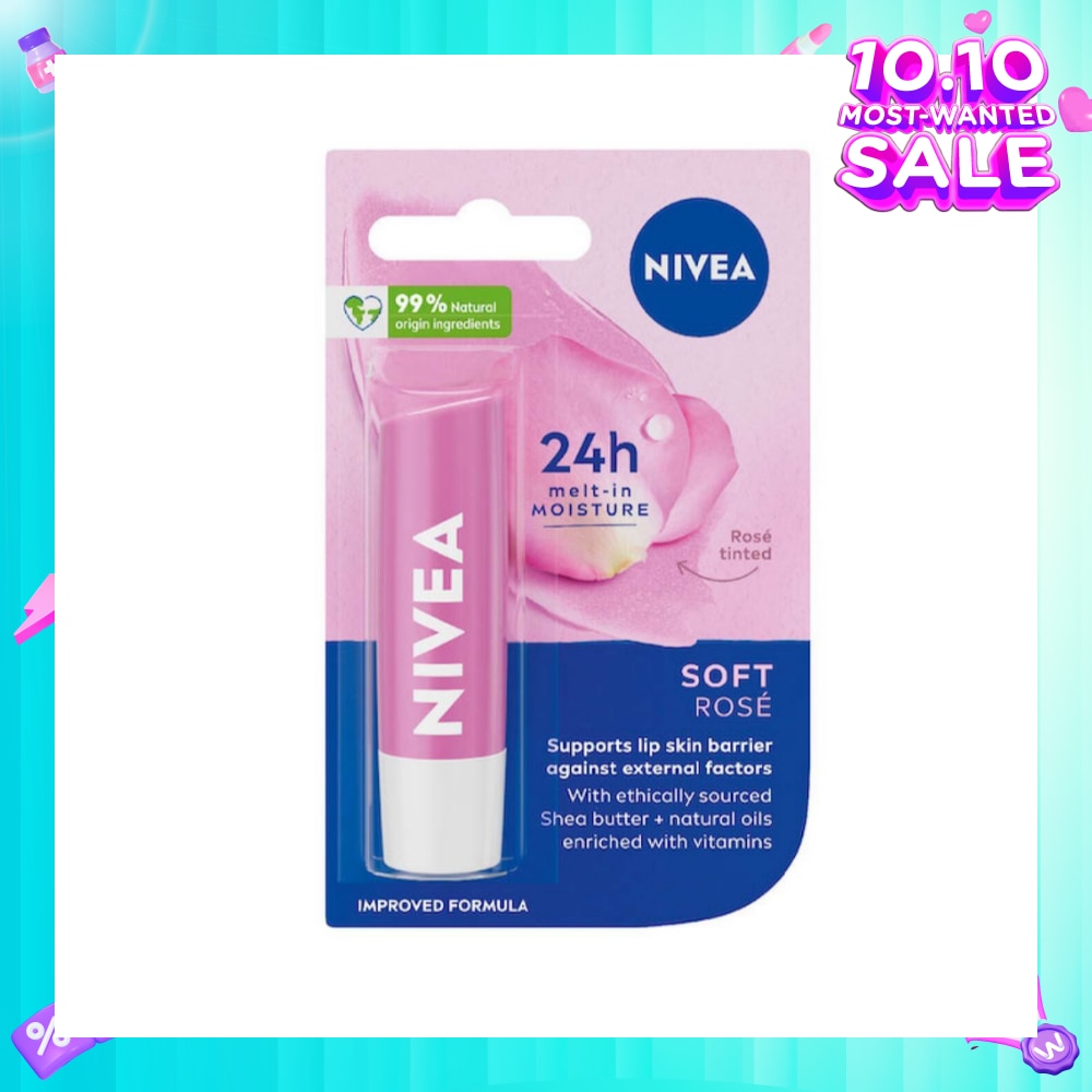 Soft Rose Long Lasting Intensive Moisture Lip Balm (with Rose Extract) 4.8g
