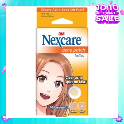 3M NEXCARE Acne Patch Ladies (Clear Acne Spot on Fast) 36s