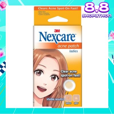 3M NEXCARE Acne Patch Ladies (Clear Acne Spot on Fast) 36s
