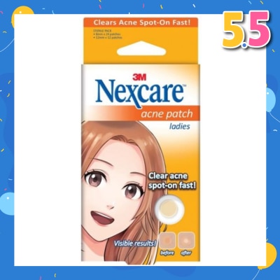 3M NEXCARE Acne Patch Ladies (Clear Acne Spot on Fast) 36s