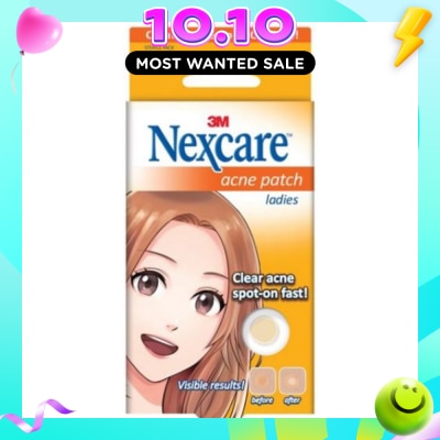 3M NEXCARE Acne Patch Ladies (Clear Acne Spot On Fast) 18s image