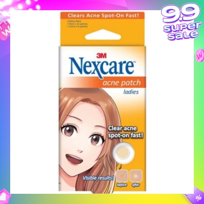 3M NEXCARE Acne Patch Ladies (Clear Acne Spot On Fast) 18s
