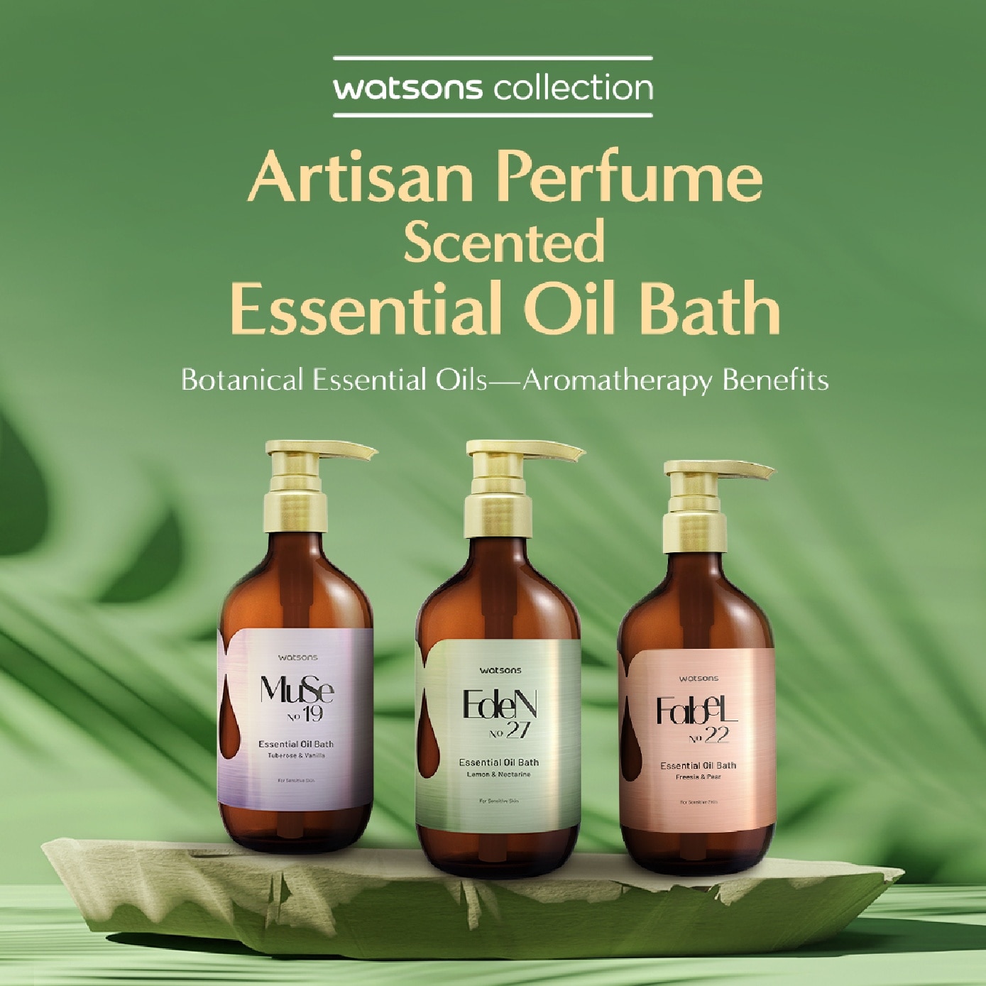Eden 27 Essential Oil Bath Lemon & Nectarine 500ml