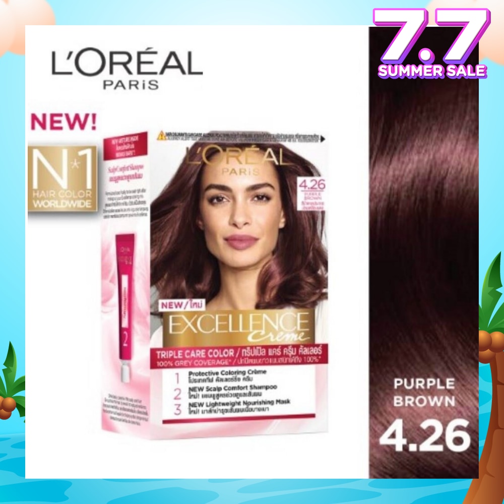 L'OREAL PARIS EXCELLENCE Crème Purple Brown #4.26