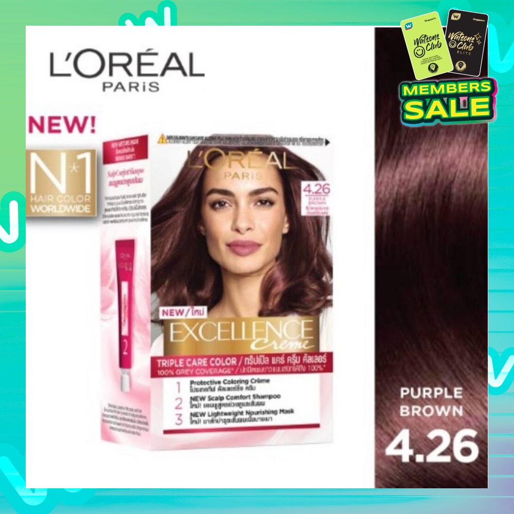 L'OREAL PARIS EXCELLENCE Crème Purple Brown #4.26