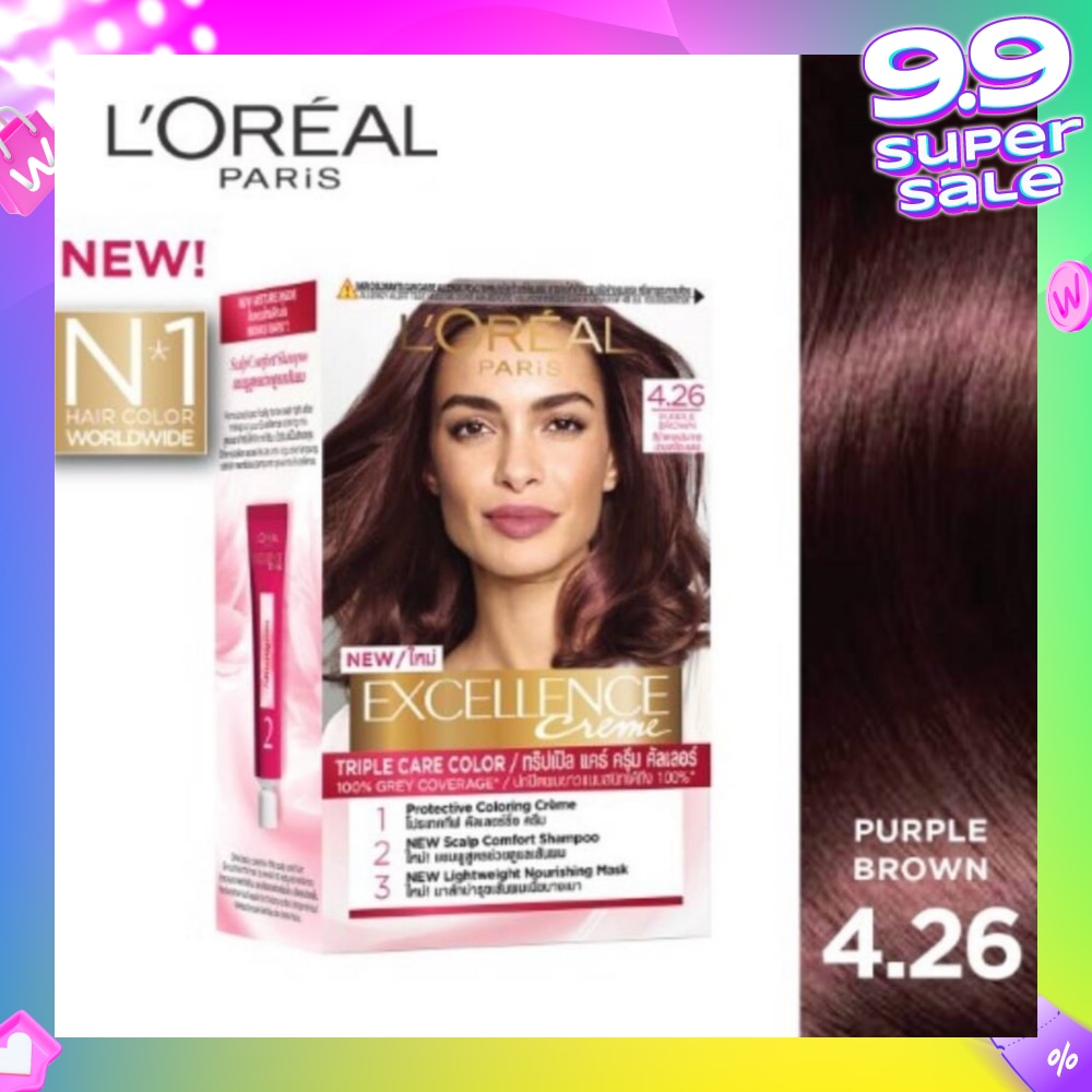 L'OREAL PARIS EXCELLENCE Crème Purple Brown #4.26