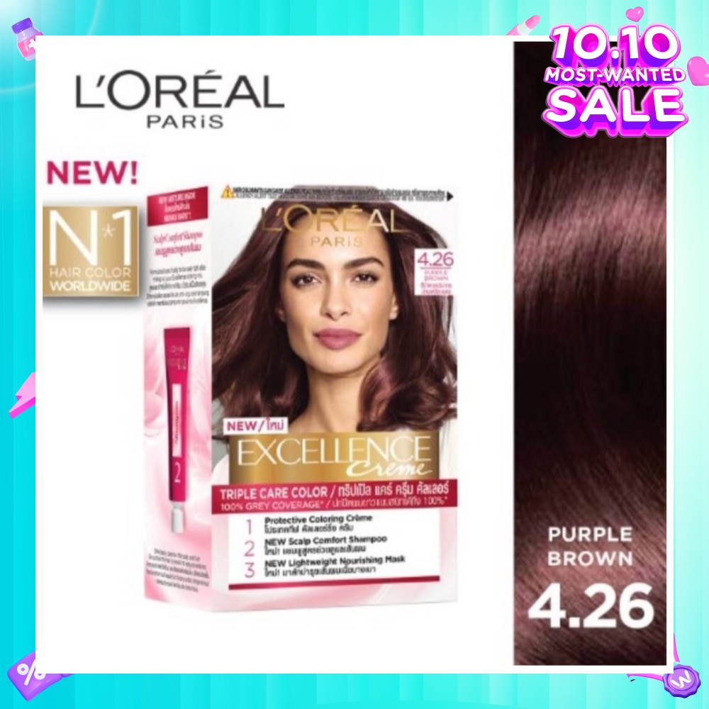 L'OREAL PARIS EXCELLENCE Crème Purple Brown #4.26