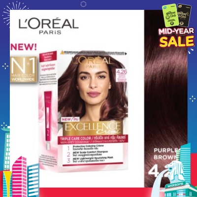 L'OREAL PARIS EXCELLENCE Crème Purple Brown #4.26