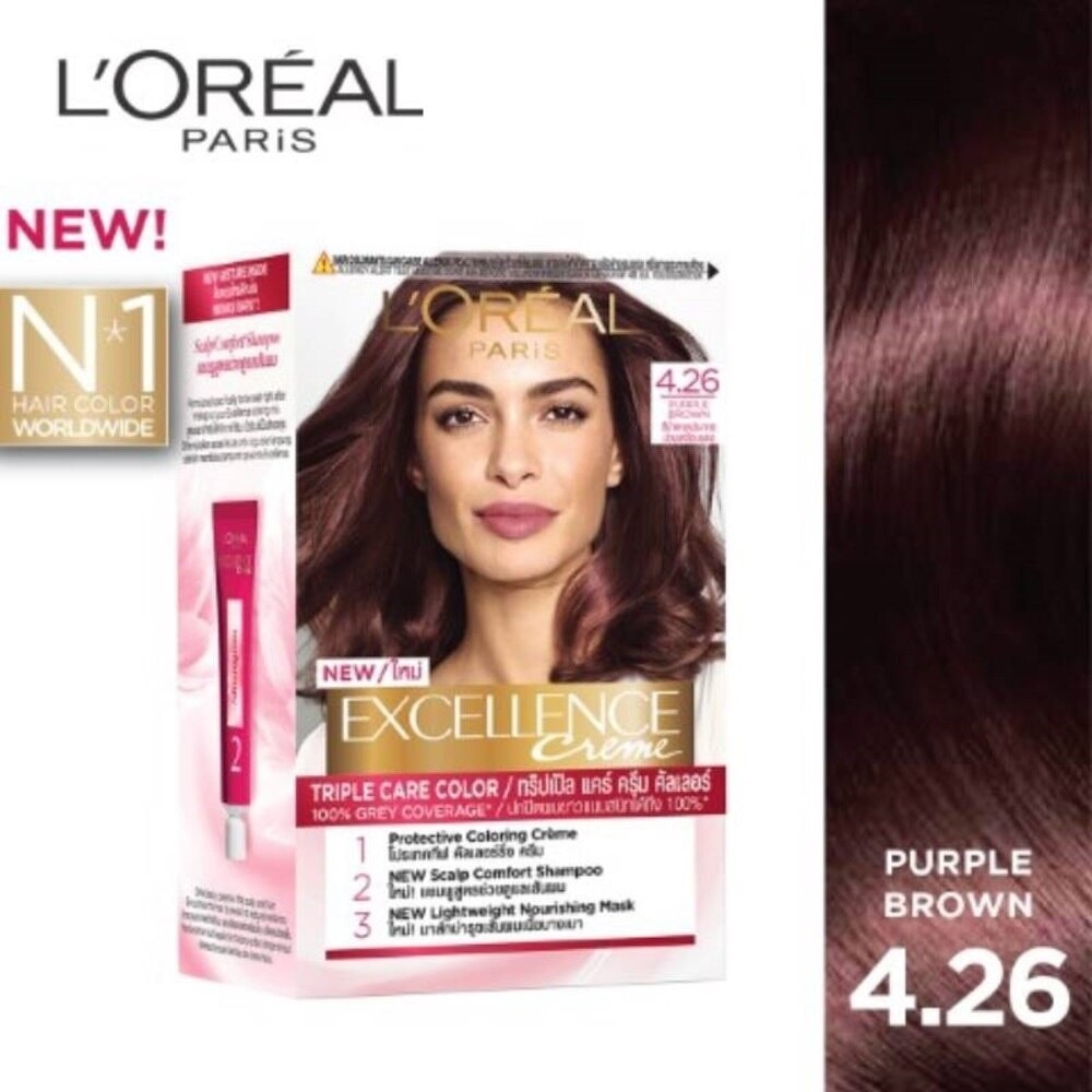 L'OREAL PARIS EXCELLENCE Crème Purple Brown #4.26