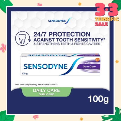 SENSODYNE Sensitive Teeth Gum Care Toothpaste (Dental Sensitivity Relief) 100g