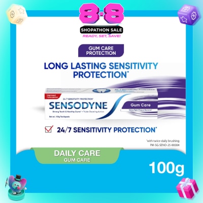 SENSODYNE - Sensitive Teeth Gum Care Toothpaste (Dental Sensitivity Relief) 100g