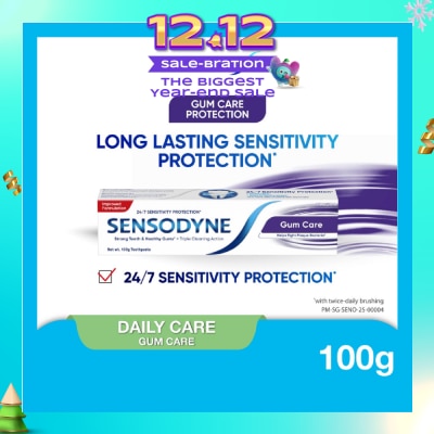 SENSODYNE Sensitive Teeth Gum Care Toothpaste (Dental Sensitivity Relief) 100g