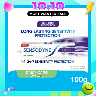 SENSODYNE Sensitive Teeth Gum Care Toothpaste (Dental Sensitivity Relief) 100g image
