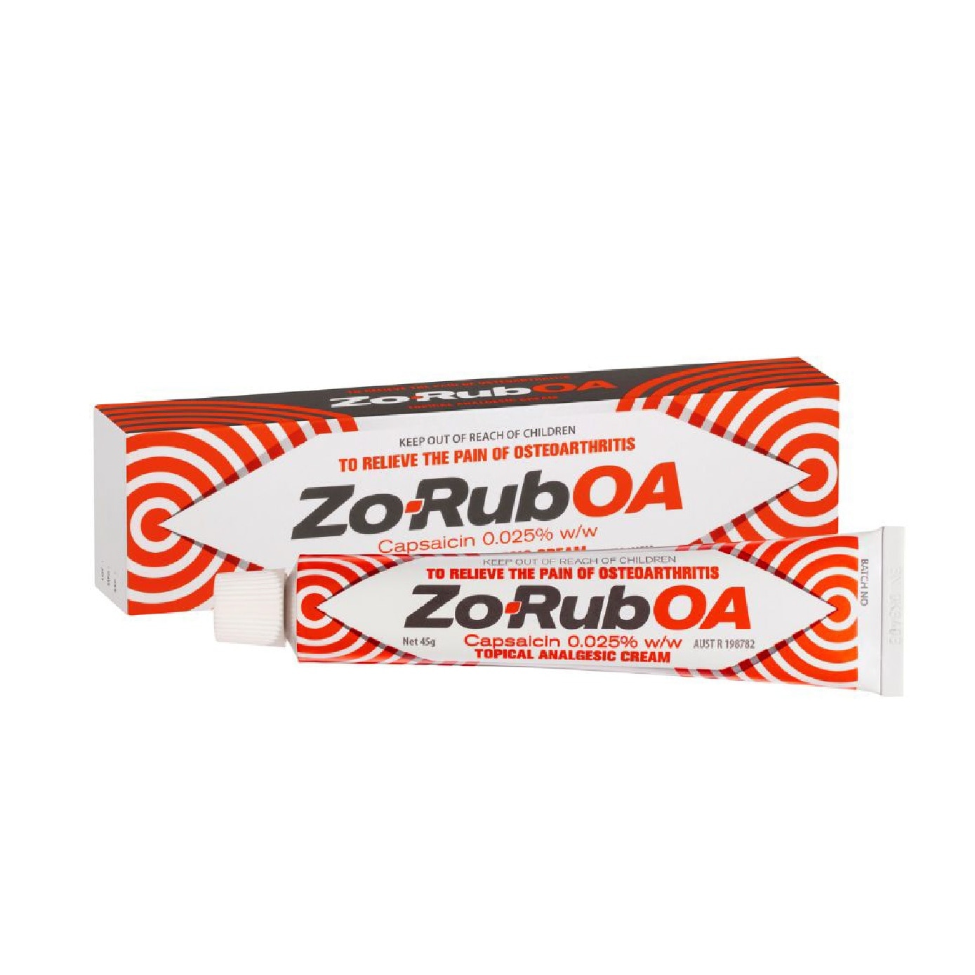 Osteoarthritis Capsaicin 0.025% Topical Analgesic Cream 45g image