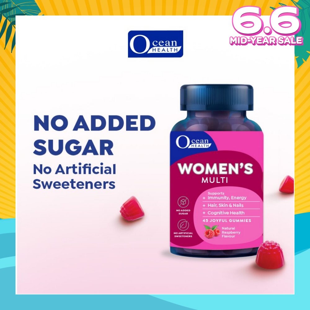 Women's Multi Gummies Natural Raspberry Flavour 45s (Expiry: Mar`2026)