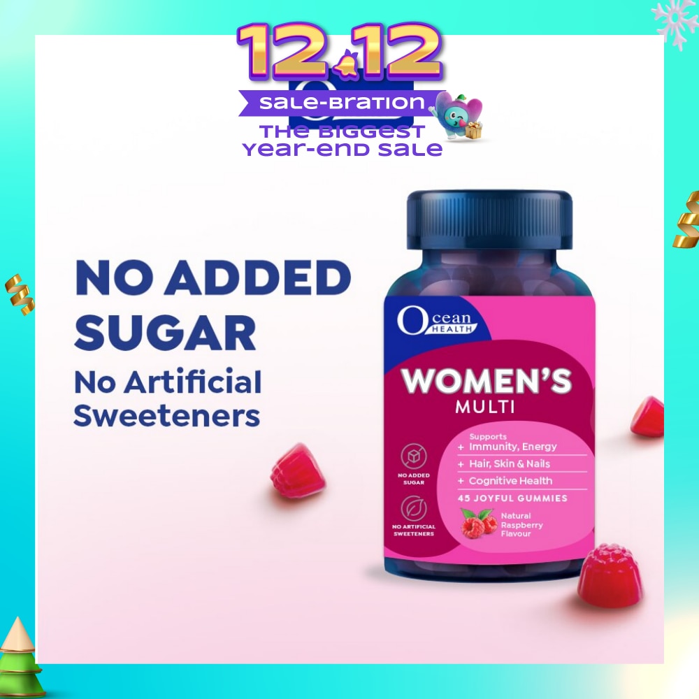 Women's Multi Gummies Natural Raspberry Flavour 45s