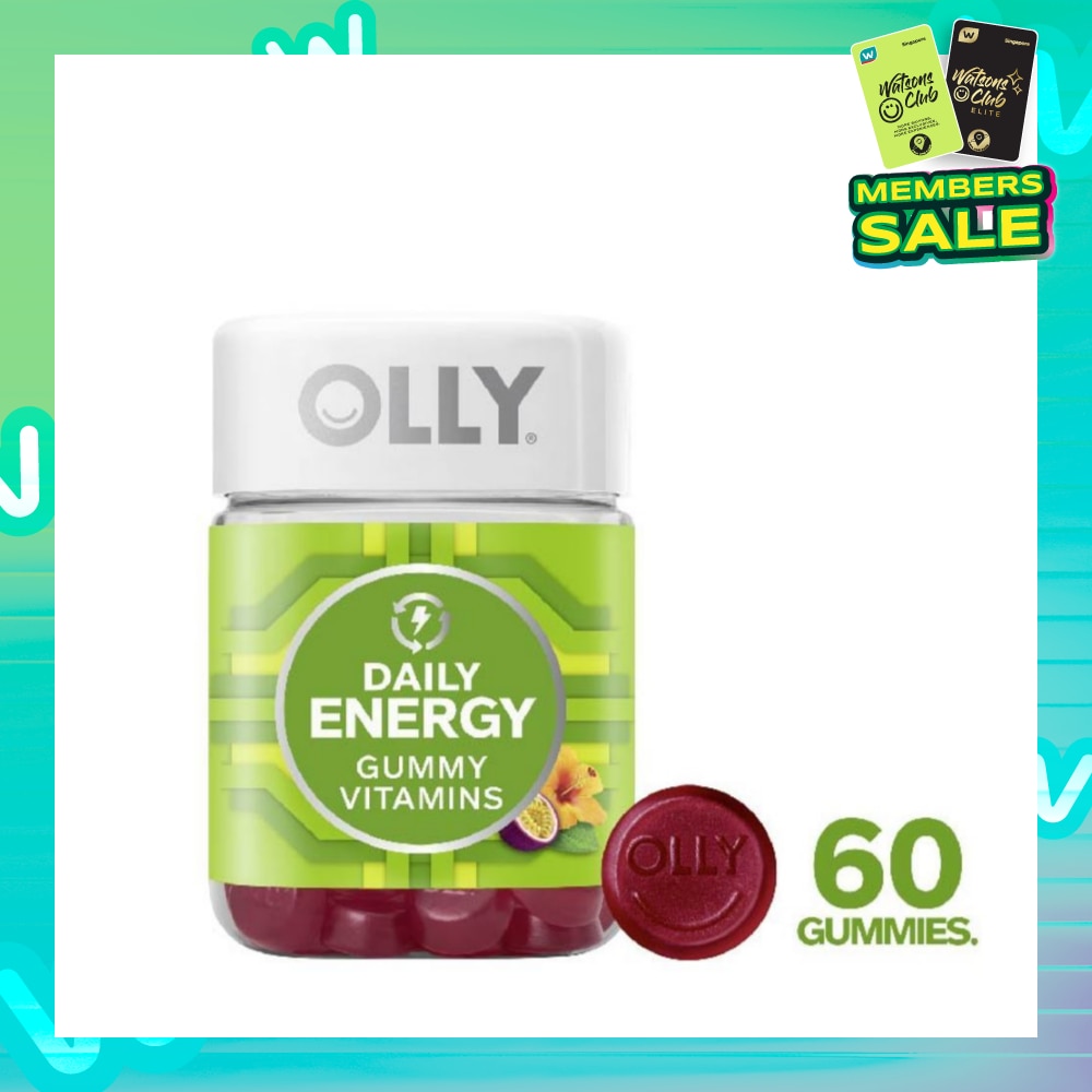 Daily Energy Vitamins with B12 (Caffeine-Free) Chewable Supplement 30 Day Supply 60s