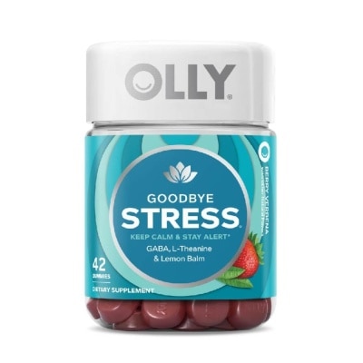 OLLY Goodbye Stress Gummy Supplement with GABA (Keeping Calm and Staying Alert) 21 Day Supply 42s