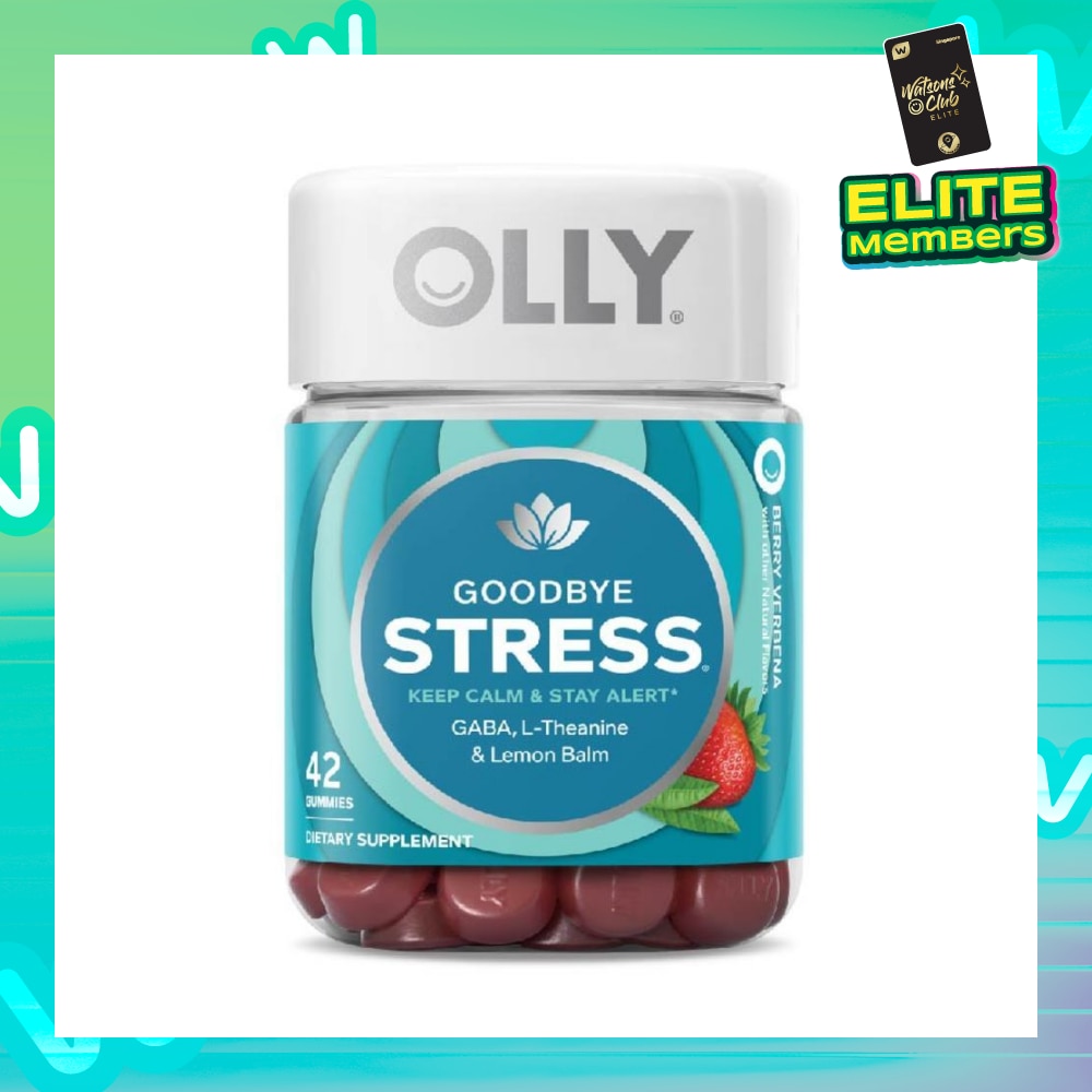 Goodbye Stress Gummy Supplement with GABA (Keeping Calm and Staying Alert) 21 Day Supply 42s
