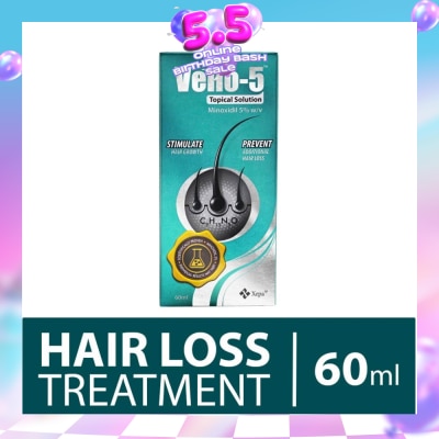 XEPA SOUL - VELLO 5 Topical Solution (For Stimulating Hair Growth And Prevention of Additional Hair Loss in Men and Women) 60ml