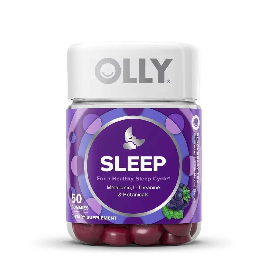 Sleep Gummy Vitamins with Melatonin Chewable Supplement (For Healthy Sleep Cycle) 25 Day Supply 50s