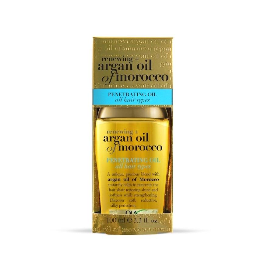 Renewing Argan Oil Of Morocco Penetrating Oil (Restoring Shine And Softness While Strengthening, Protects From Styling Heat And Uv Damage) 100ml