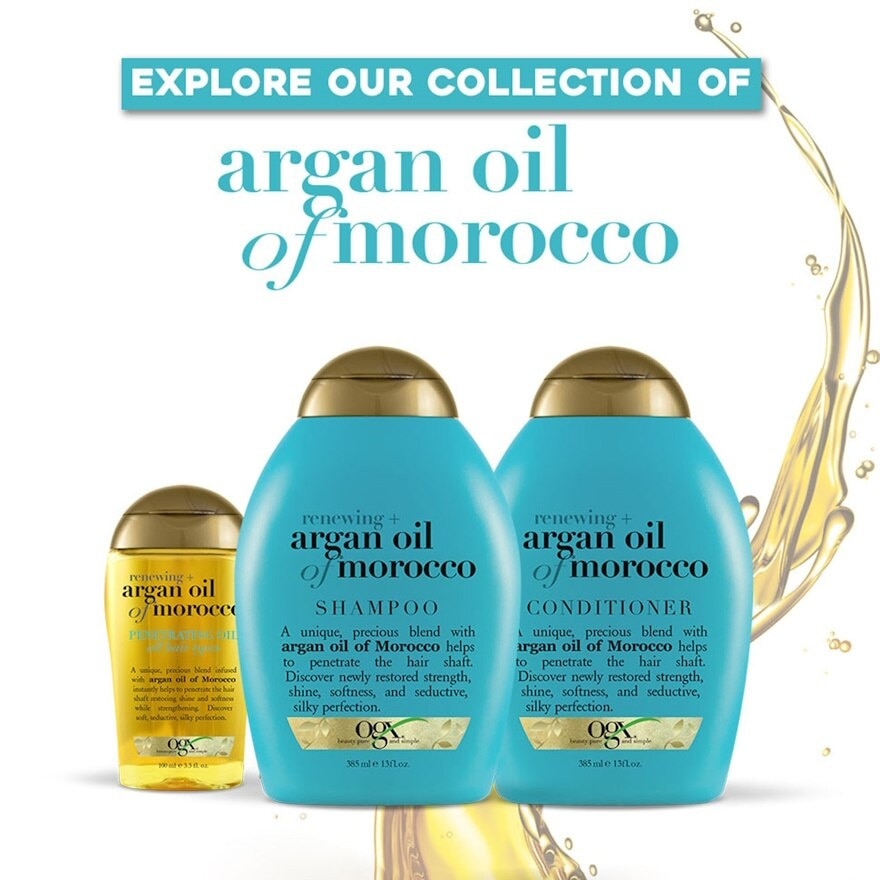 Renewing Argan Oil Of Morocco Penetrating Oil (Restoring Shine And Softness While Strengthening, Protects From Styling Heat And Uv Damage) 100ml