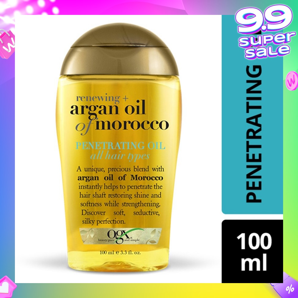 Renewing Argan Oil Of Morocco Penetrating Oil (Restoring Shine And Softness While Strengthening, Protects From Styling Heat And Uv Damage) 100ml