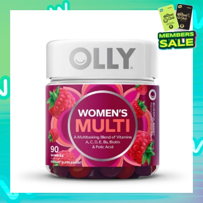 OLLY Perfect Women’s Gummy Multivitamins Chewable Supplement (with Vitamins A, D, C, E, Biotin, Folic Acid)  45 Day Supply 90s