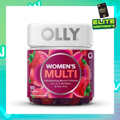 OLLY Perfect Women’s Gummy Multivitamins Chewable Supplement (with Vitamins A, D, C, E, Biotin, Folic Acid)  45 Day Supply 90s