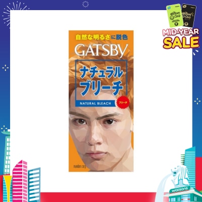 GATSBY Natural Bleach (Evenly Bleaches to Natural-Looking Light Brown Hair) 183g