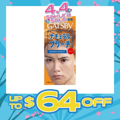 GATSBY - Natural Bleach (Evenly Bleaches to Natural-Looking Light Brown Hair) 183g