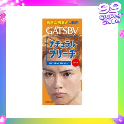 GATSBY Natural Bleach (Evenly Bleaches to Natural-Looking Light Brown Hair) 183g