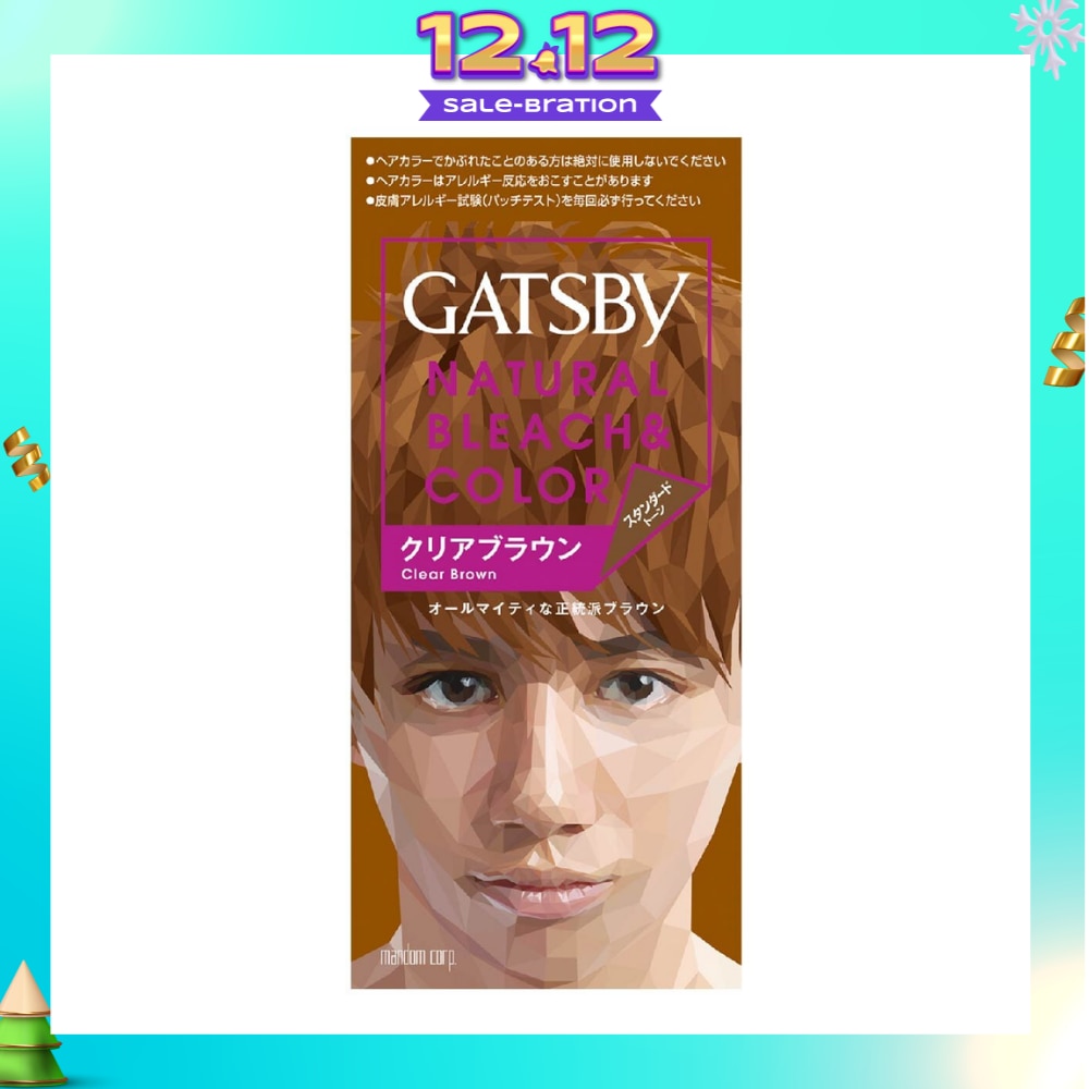 Natural Bleach & Colour Clear Brown 1s