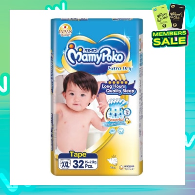 MAMYPOKO Extra Dry XXL Size Tape 32 pieces