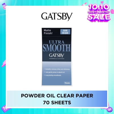 GATSBY Powder Oil Clear Paper Sheet 70s