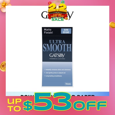 GATSBY [CNY] Powder Oil Clear Paper Sheet 70s