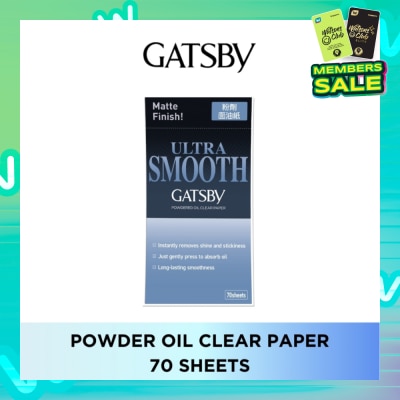 GATSBY Powder Oil Clear Paper Sheet 70s