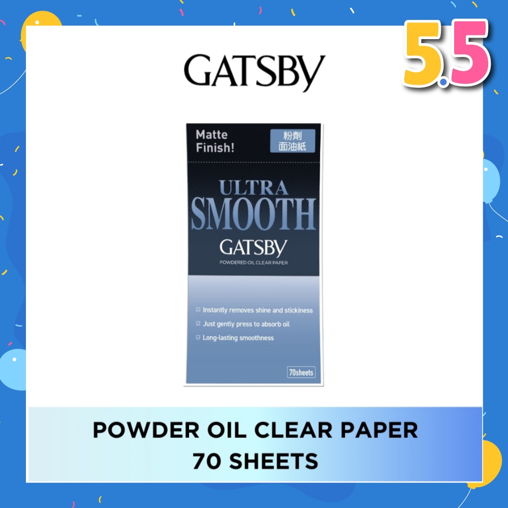 Powder Oil Clear Paper Sheet 70s