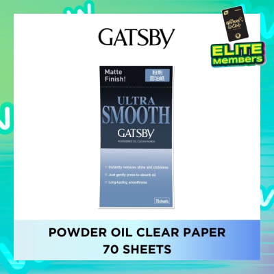 GATSBY Powder Oil Clear Paper Sheet 70s