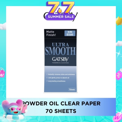 GATSBY - Powder Oil Clear Paper Sheet 70s