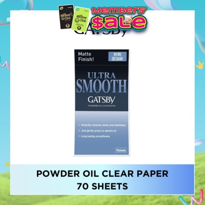 GATSBY - Powder Oil Clear Paper Sheet 70s