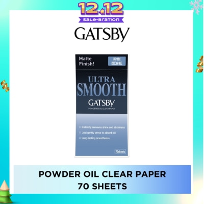 GATSBY Powder Oil Clear Paper Sheet 70s