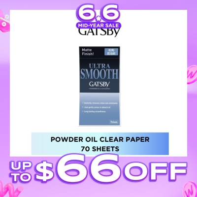 GATSBY - Powder Oil Clear Paper Sheet 70s