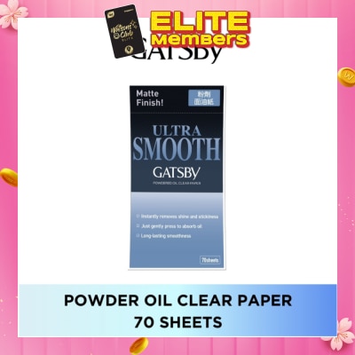 GATSBY [CNY] Powder Oil Clear Paper Sheet 70s
