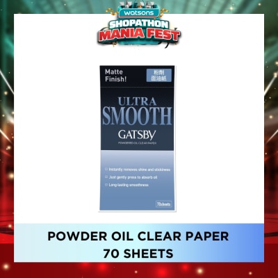 GATSBY - Powder Oil Clear Paper Sheet 70s