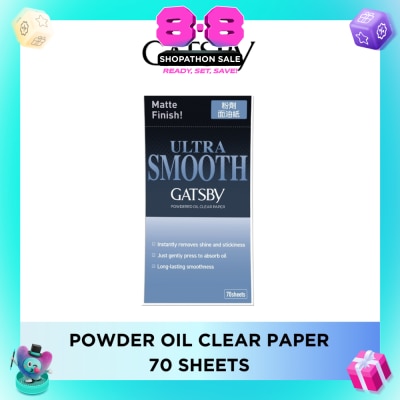 GATSBY - Powder Oil Clear Paper Sheet 70s