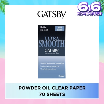 GATSBY Powder Oil Clear Paper Sheet 70s