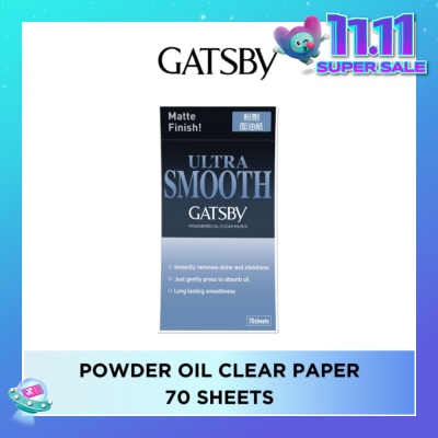 GATSBY Powder Oil Clear Paper Sheet 70s