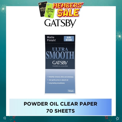 GATSBY - Powder Oil Clear Paper Sheet 70s